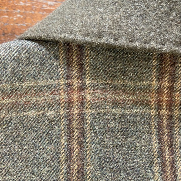 Trevero Tre Vero Mens Wool Plaid Jacket Blazer Double Breasted XLarge XL Coat - Picture 12 of 16